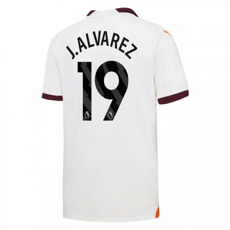Camisetas Manchester City J. Alvarez 19 Segunda 2023-24 - Hombre Camisetas Manchester City J. Alvarez 19 Segunda 2023-24 - Hombre